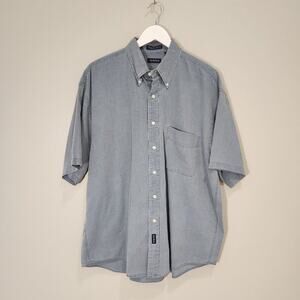 Gant Pigment Oxford Short Sleeve Button Down - Size L